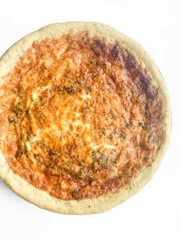 Caramelized Shallot and Gruyere Quiche with a Gluten-Free Rosemary Crust (Gluten-Free) *Made Monday - 1/6*