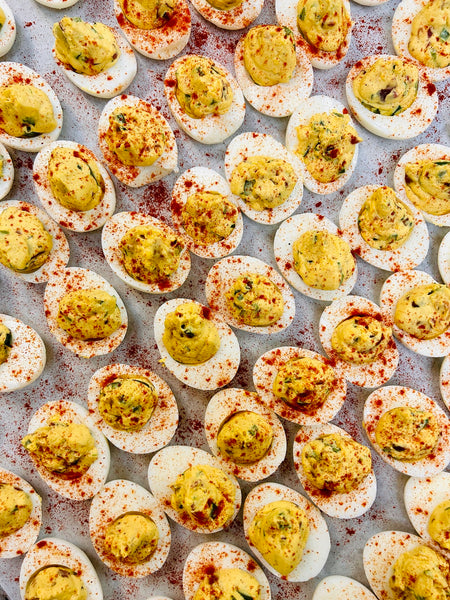 Bacon-Jalapeno Deviled Eggs (Gluten-Free, Dairy-Free) *Made Monday - 1/6*